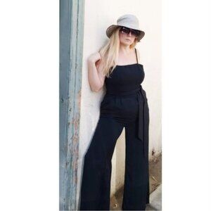 Vineyard Vines Jumpsuit Romper Women's Size 6 Black Excellent VERY gently used c